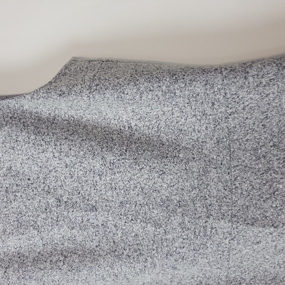 THEORY Raneid K Wool Felt Knit Light Heather Wool Sleeveless A-Line Dress - Picture 5 of 13